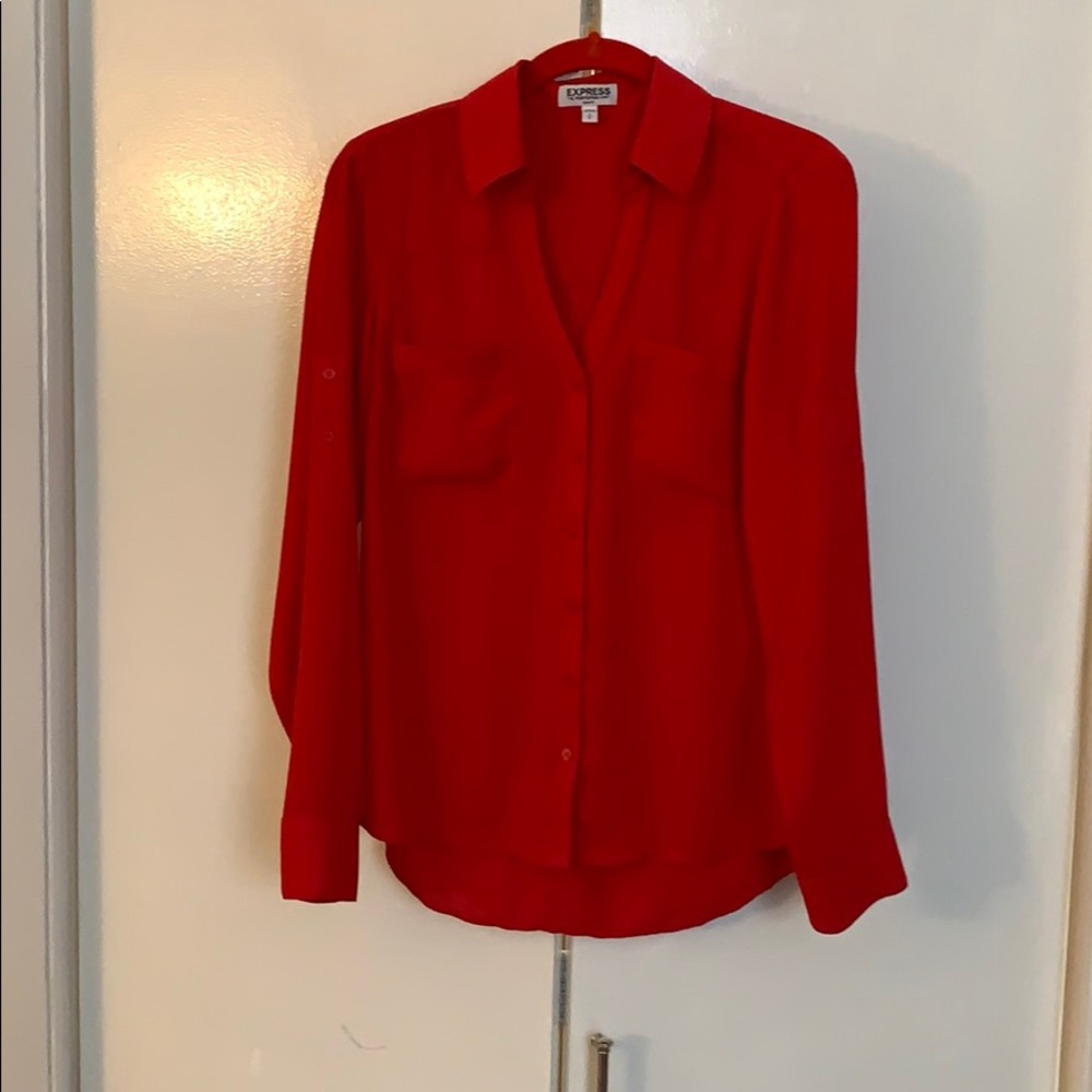 Express Slim Fit Portofino Shirt